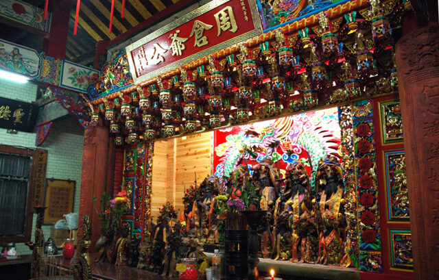 台湾ホラー映画『呪詛』のロケ地となった祈祷師のいる寺院（野柳仁和宮）